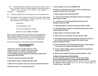 EMF au question bank for electrical stud | PDF