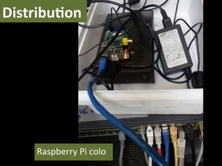 DistribuNon	
  




      Raspberry	
  Pi	
  colo	
  
 