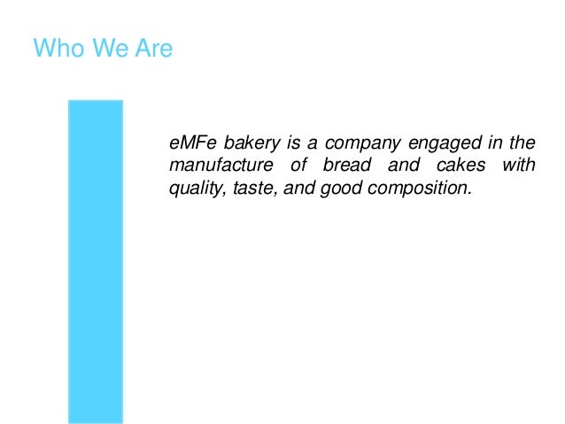 Company Profile - eMFe Bakery (contoh profil perusahaan 