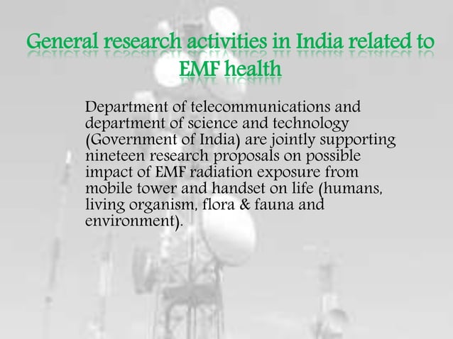 Emf Overview and EMF norms in India | PPTX | Telecommunications ...