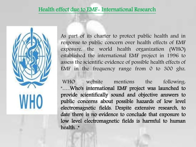 Emf Overview and EMF norms in India | PPTX | Telecommunications ...