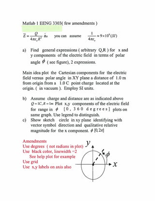 Emf matlab project 1 | PDF