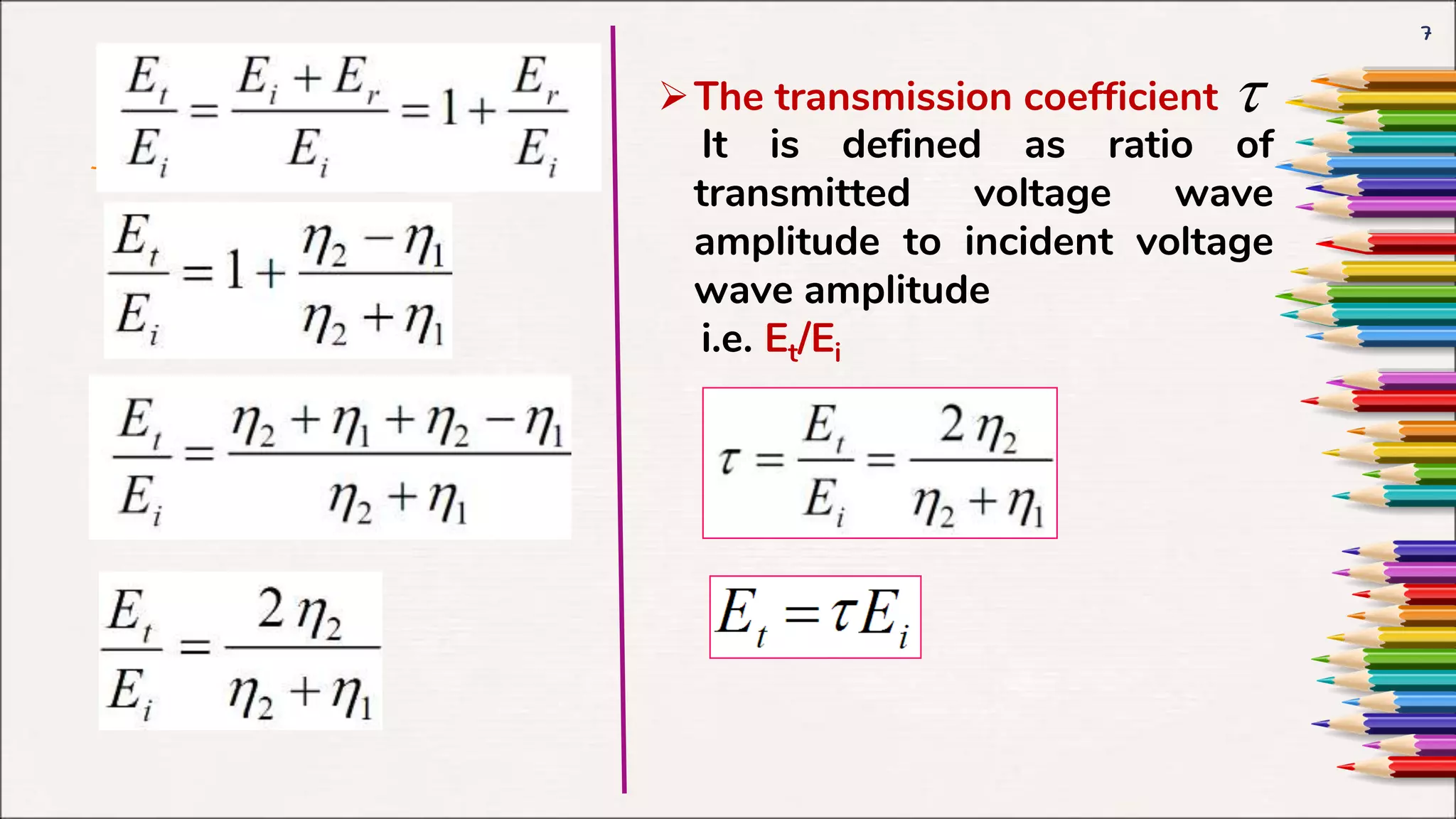 Unit V-Electromagnetic Fields-Normal incidence at a plane dielectric ...