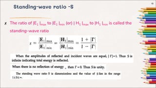 Unit V-Electromagnetic Fields-Normal incidence at a plane dielectric ...