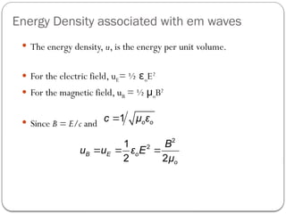ELECTROMAGNETIC FIELDS UNIT V PLANE ELECTROMAGNTIC WAVES | PPT
