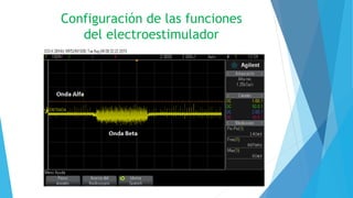 Configuración de las funciones
del electroestimulador
 