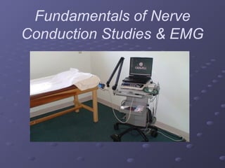 Fundamentals of Nerve 
Conduction Studies & EMG 
 