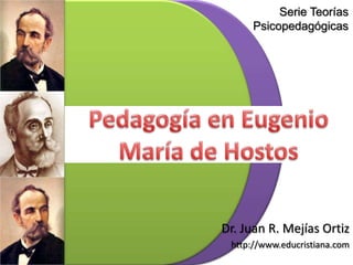 Serie Teorías
      Psicopedagógicas




Dr. Juan R. Mejías Ortiz
 http://www.educristiana.com
 