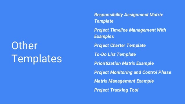 responsibility assignment matrix template