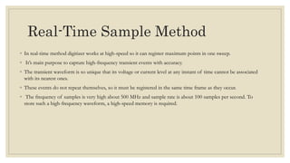 SAMPLING AND STORAGE OSCILLOSCOPE | PPTX