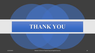 THANK YOU
12/23/2023 Pakistan Institute of Engineering and Applied Sciences 30
 