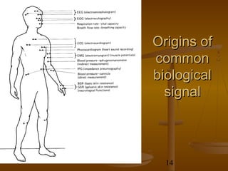 Origins of
common
biological
  signal



  14
 
