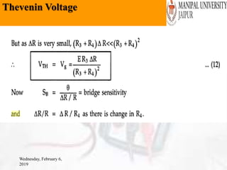 Thevenin Voltage
Wednesday, February 6,
2019
 