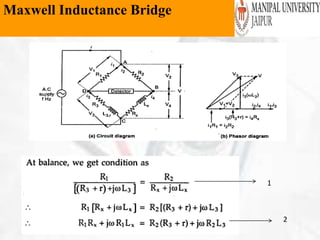 Maxwell Inductance Bridge
1
2
 