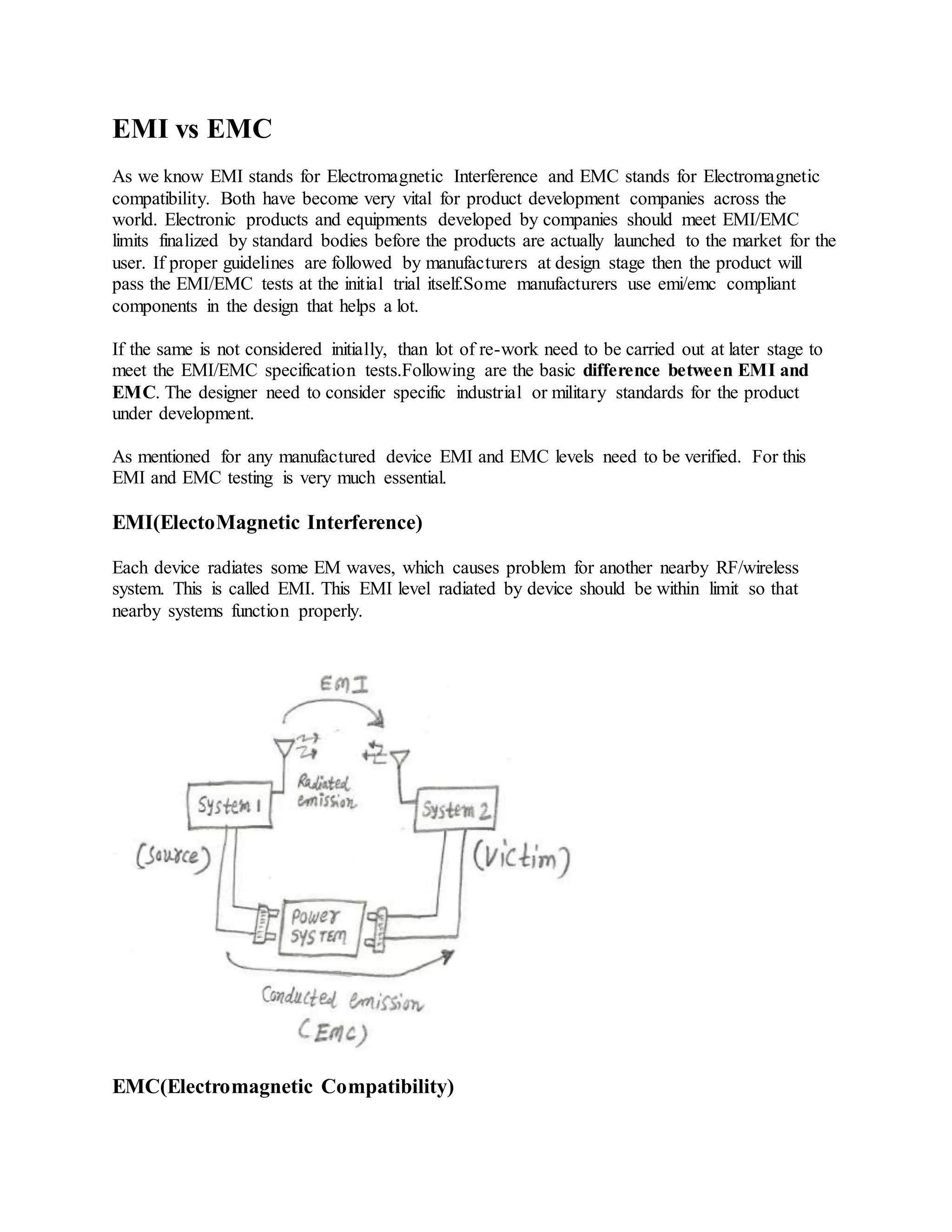 Emi and emc | DOCX