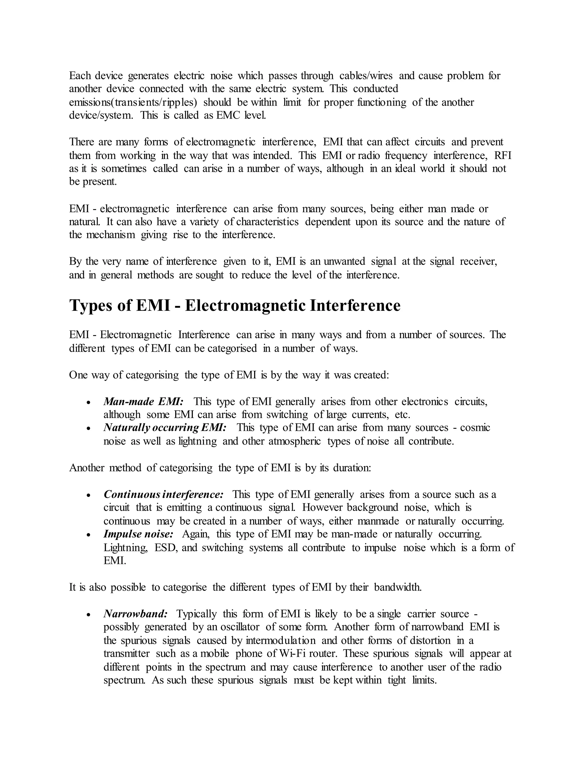 Emi and emc | DOCX