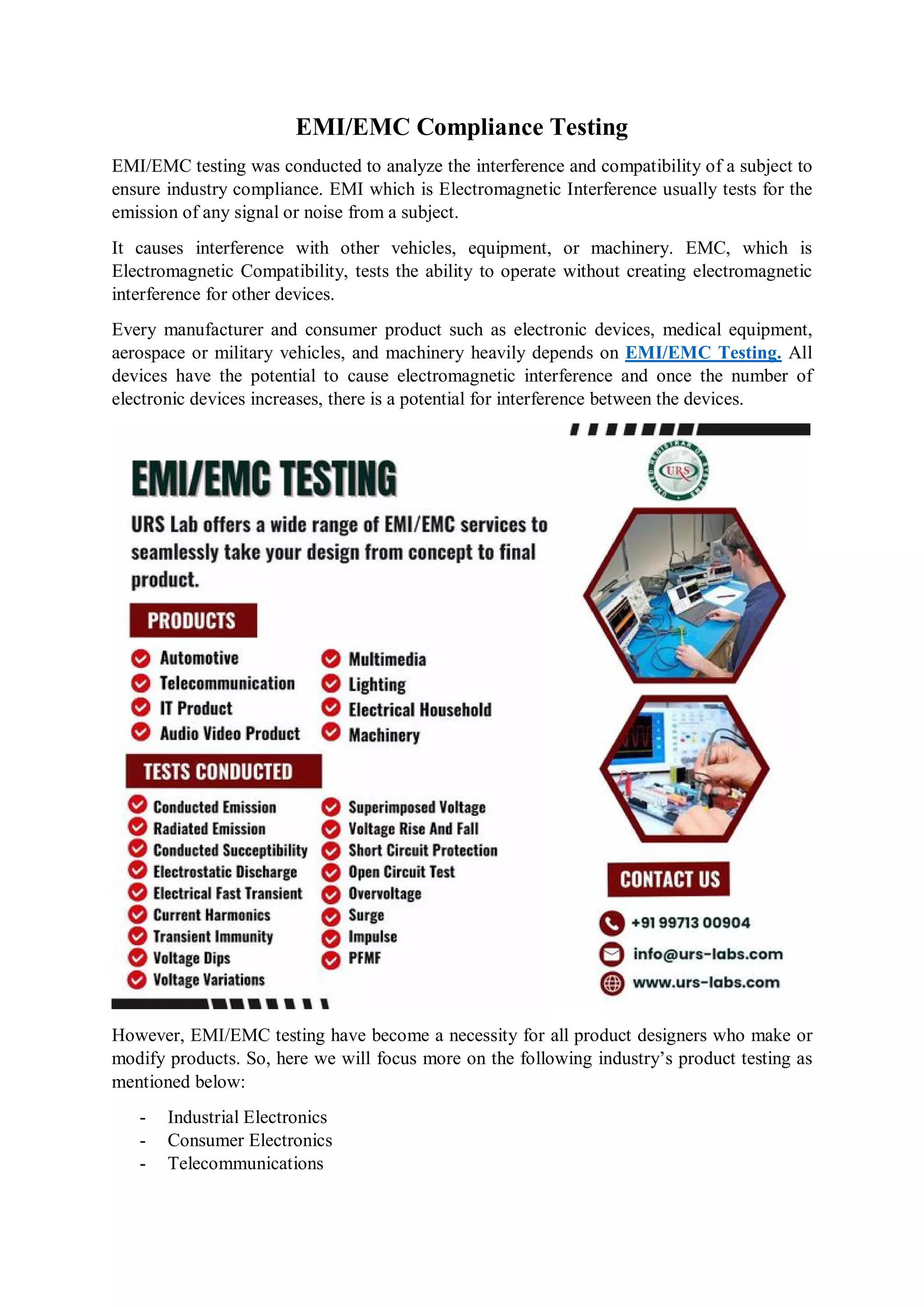 EMI and EMC Compliance Testing Laboratory Services.pdf