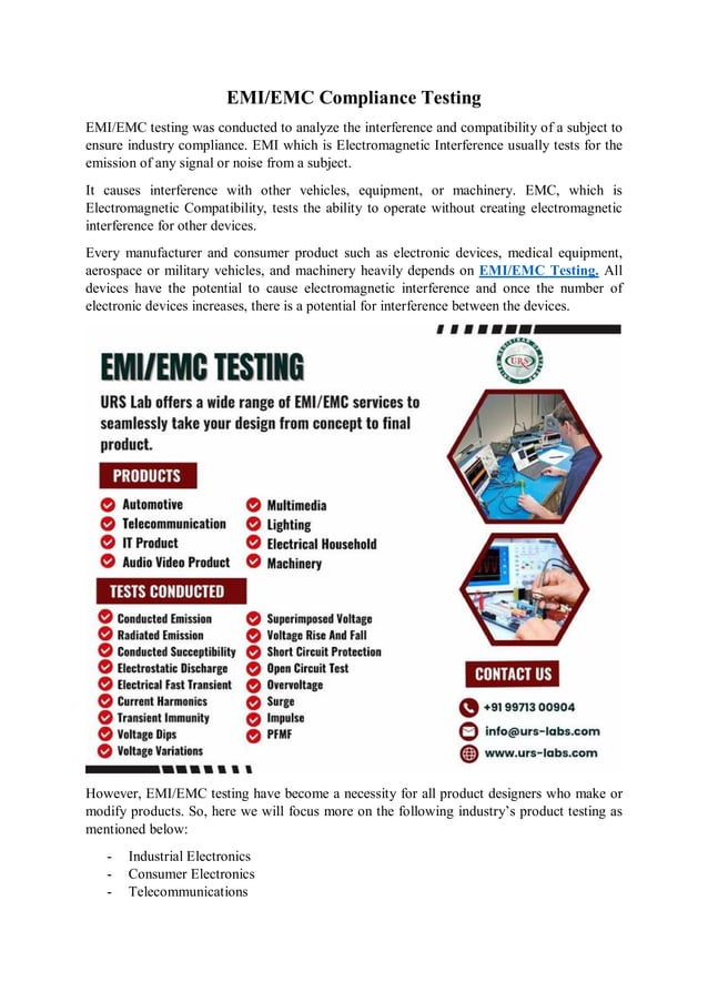 EMI and EMC Compliance Testing Laboratory Services.pdf