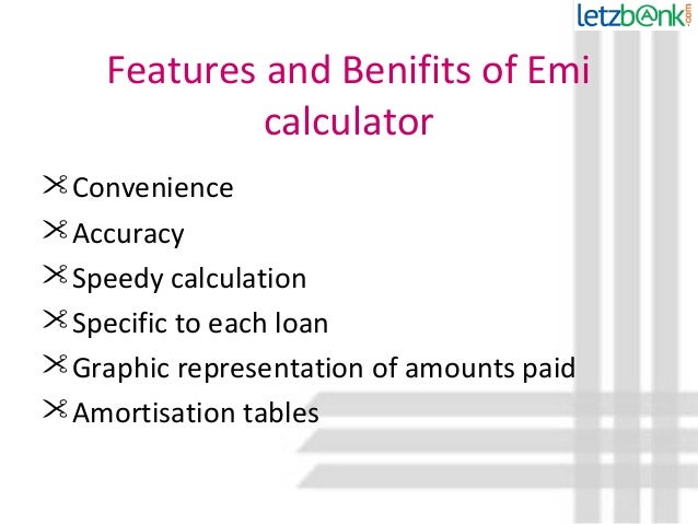 amortisation calculation