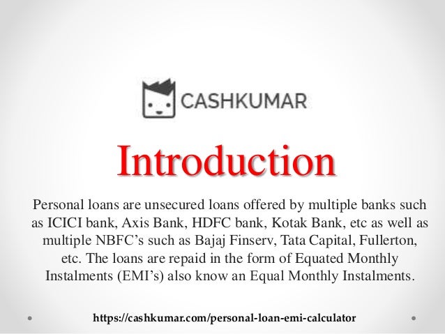 Hdfc Bank Personal Loan Emi Chart