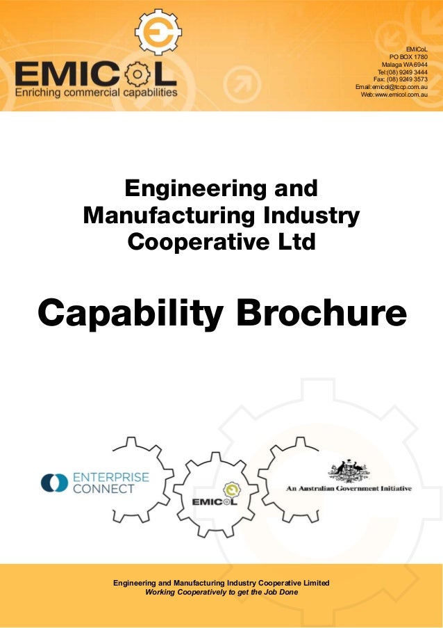 Engineering And Manufacturing Industry Cooperative Ltd