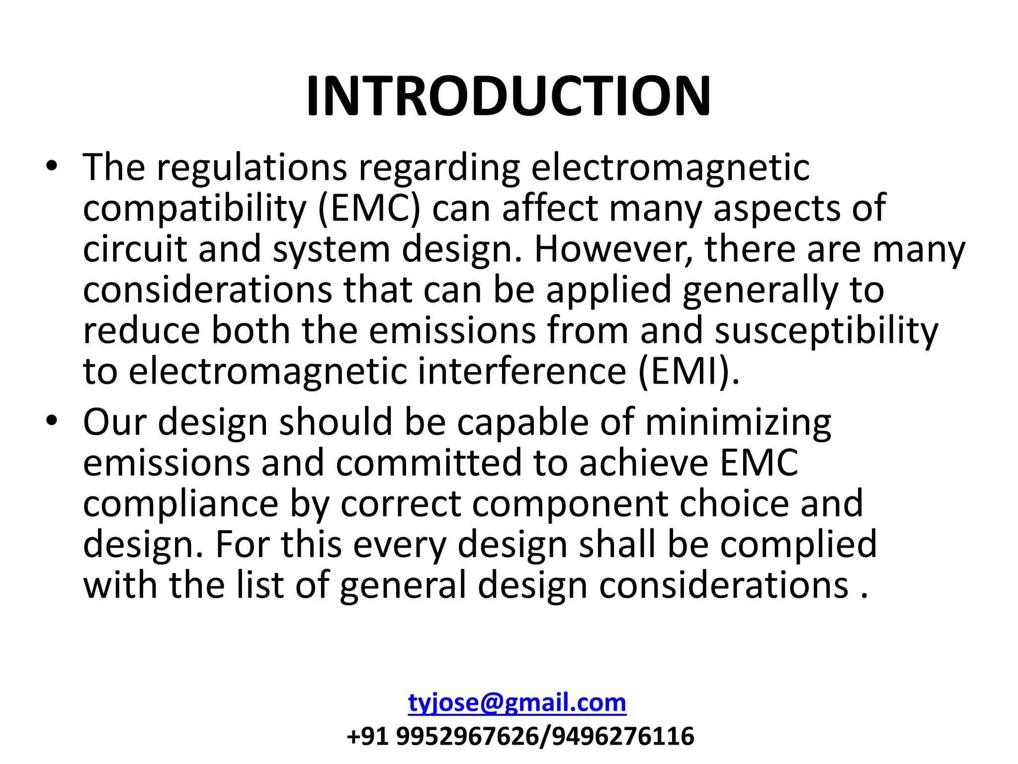 Emi emc design guide lines | PDF | Physics | Science