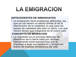 Emigracion | PPTX