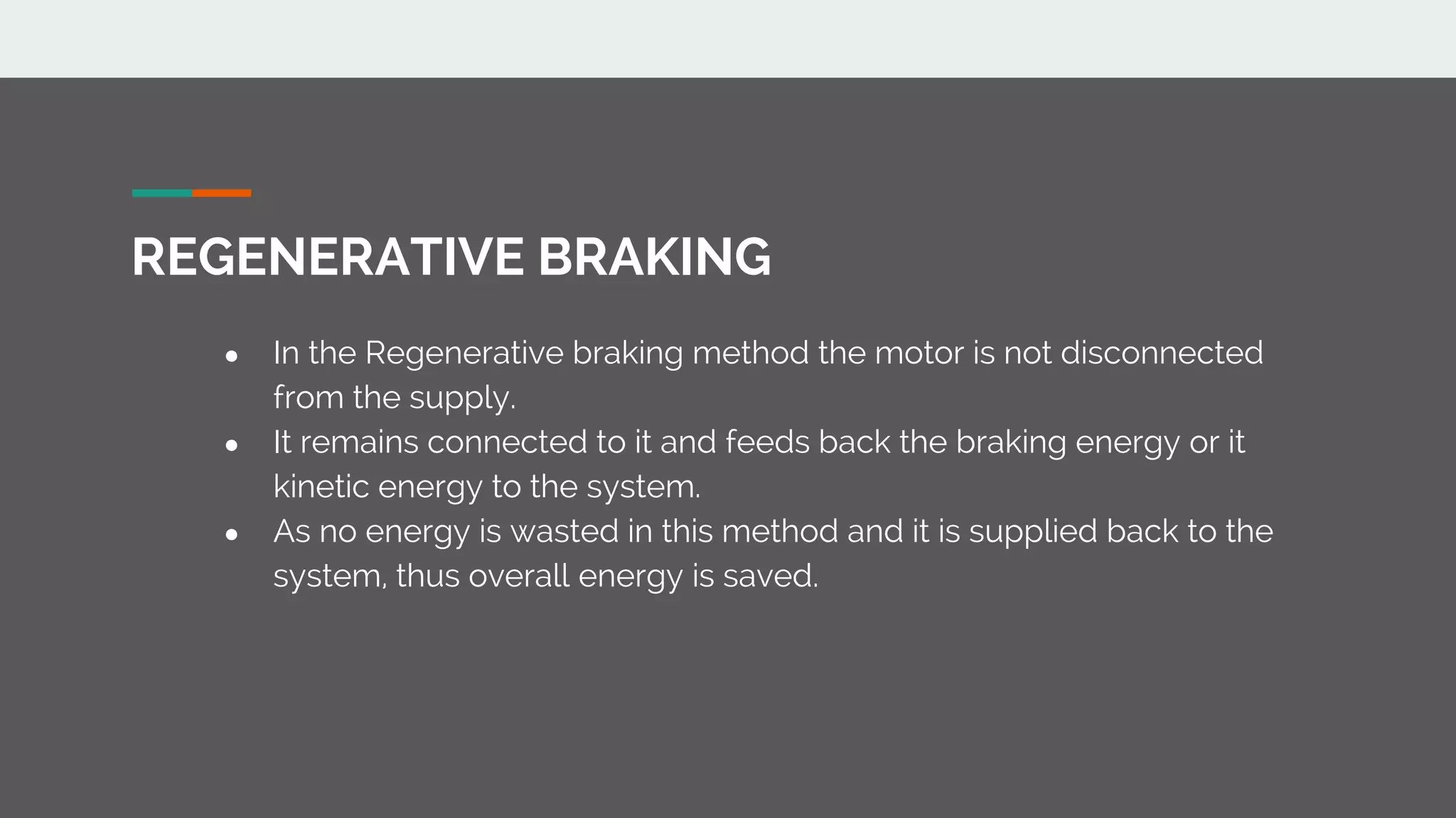 Methods of Electrical Braking of AC motors Electrical Machine II AC