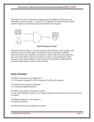 Emi lab manual_vthsem_ece | PDF