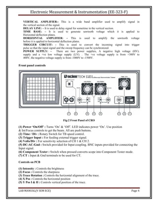 Emi lab manual_vthsem_ece | PDF
