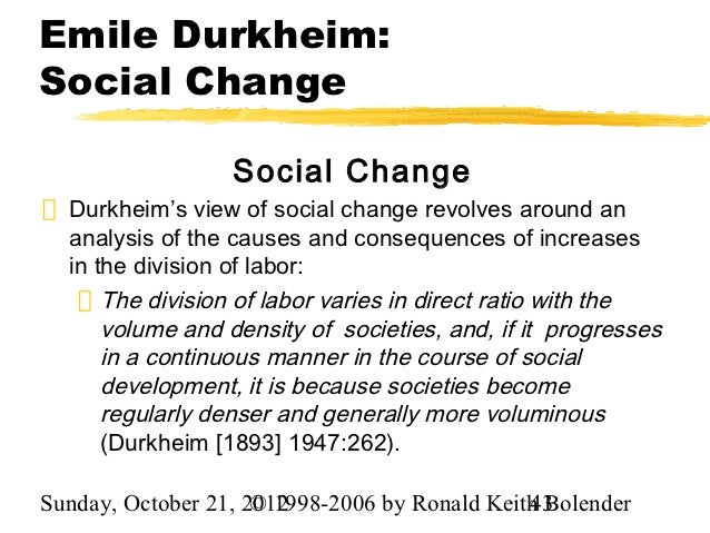 Emile durkheim social solidarity essay