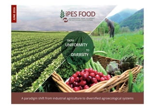 Emile A. Frison – IPES FOOD
Agroecology for Sustainable Food Systems. G-STIC Conference. Brussels, 23-10-2017
JUNE	2016	
 
