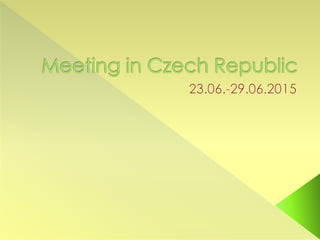 Emilia Totoś - meeting in the Czech Republic