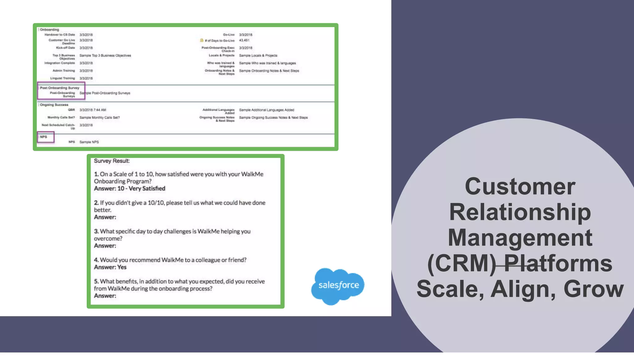 Customer
Relationship
Management
(CRM) Platforms
Scale, Align, Grow
 