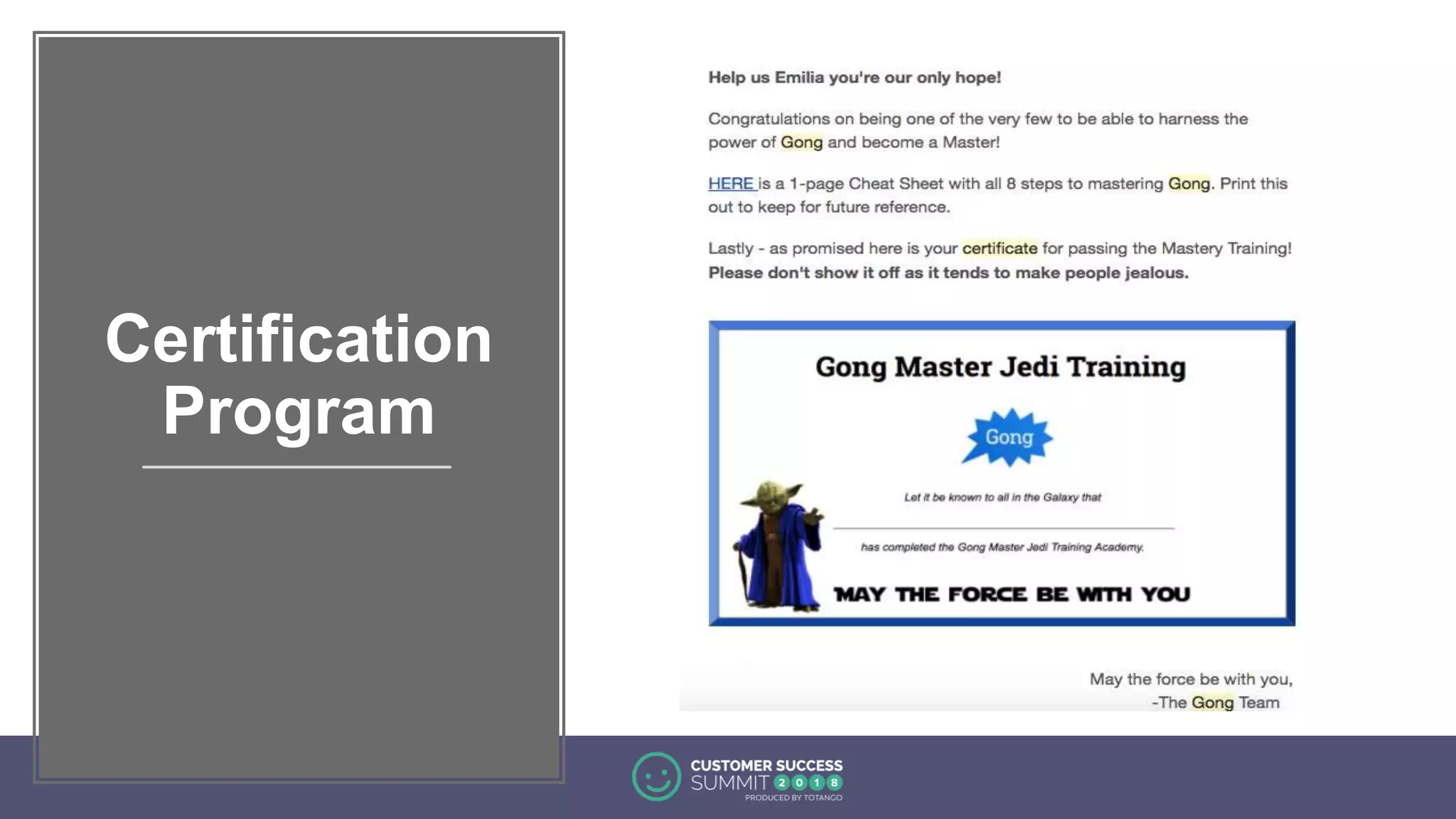 Certification
Program
 