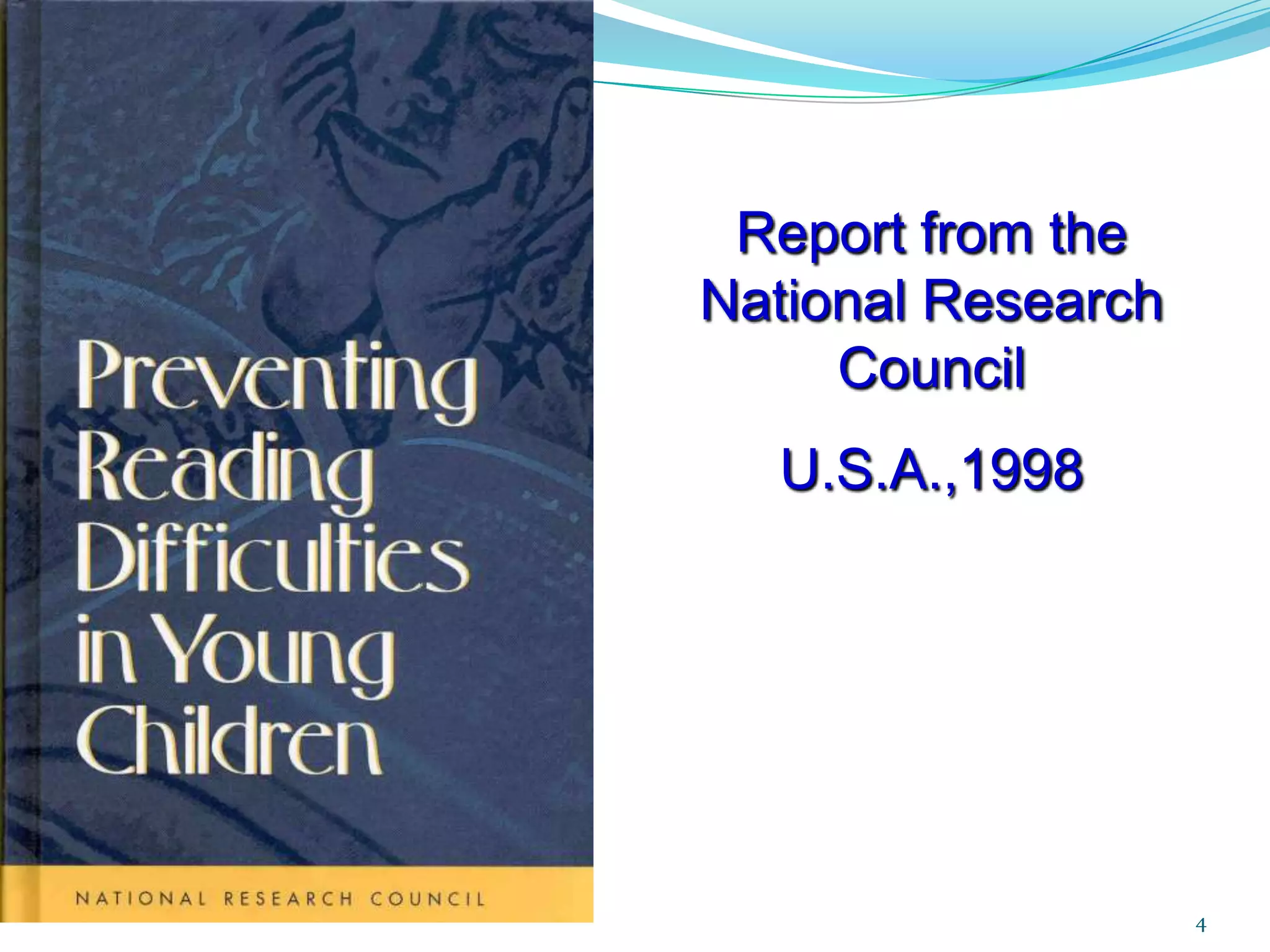 4Report from the National Research CouncilU.S.A.,1998