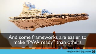 Introduction to PWAs & New JS Frameworks for Mobile