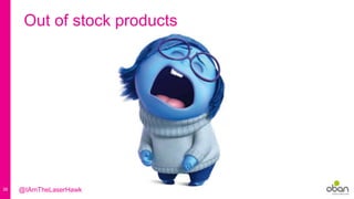 38
Out of stock products
@IAmTheLaserHawk
 