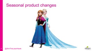 47
Seasonal product changes
@IAmTheLaserHawk
 