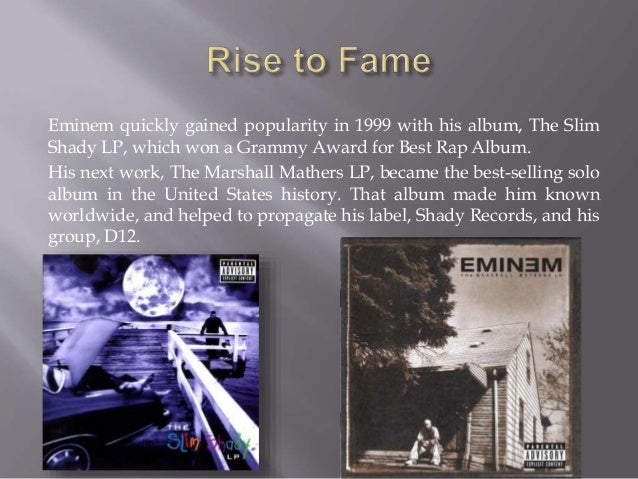 a biography of eminem a rap artist from the united states Eminem's biography and everything you than the latest rap artist to blow of the united states. a biography of eminem a rap artist from the united states Eminem's biography and everything you than the latest rap artist to blow of the united states.