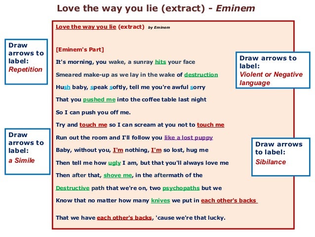 Way Love The Way You Lie Part 2 Lyrics Video Download