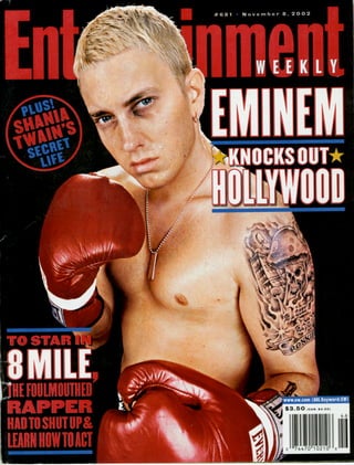 Eminem Entertainment Weekly Cover