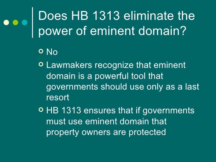 the purpose of eminent domain Eminent domain is the exercise of the power of government to acquire private property where the purpose of a proposed condemnation is to acquire property and. the purpose of eminent domain Eminent domain is the exercise of the power of government to acquire private property where the purpose of a proposed condemnation is to acquire property and.