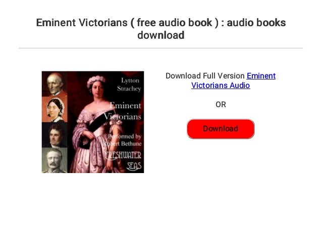 Eminent Victorians Free Audio Book Audio Books Download - 