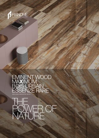 THE
POWER OF
NATURE
GEOLOGICA INNOVATIVE WOOD
 