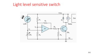Light level sensitive switch
312
 