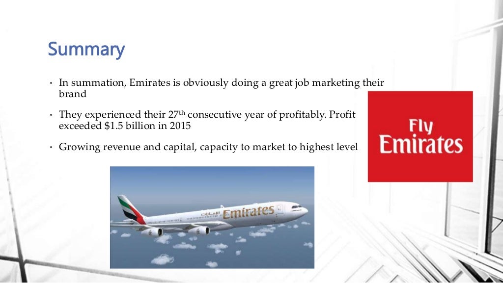 Emirates Airline Marketing Strategy