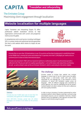 Website localisation for multiple languages
 