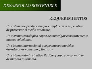 DESARROLLO SOSTENIBLEESTRATEGIAS Revitalizar el crecimiento.