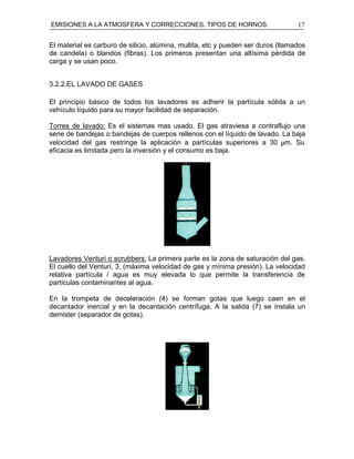 Emisiones de un horno